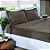 LENCOL HDR PLUSH INOVE LISO QUEEN TAUPE 158X198X35 - Imagem 1