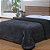EDREDOM NIA CAPETOWN CASAL 180X220 PRETO - Imagem 1