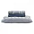 JG CAMA COT ROYAL PLUS KING NITEROI AZUL - Imagem 3