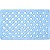 TAPETE BOX NIA BASIC 38X61 AZUL - Imagem 1