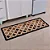 TAPETE NIA BOUCLE GEOMETRICO 45X180 BEGE - Imagem 1