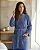 Roupao Atlântica Micro Kimono S/Gola Soft Indigo M - Imagem 4
