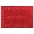 TAPETE NIA PORTA VINYL BEM VINDO 40X60 VERMELHO - Imagem 1