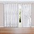 CORTINA BJ FLOR HIBISCO 180X270 BRANCO BRANCO - Imagem 1