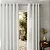 Cortina Bella Janela Pratika 260X230 Lisa Slim/Branco - Imagem 4