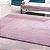 TAPETE NIA PELE BANGOR 100X150 UNICO ROSE - Imagem 1