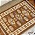 TAPETE NIA KILIM ANTEP 100X140 DES 001 MARRON - Imagem 1