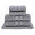 Jogo de Banho Buddemeyer Algodão Egípcio 5pcs Cinza - Imagem 1