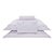 JG CAMA BUD B PERCALLE CASAL 220/240 COR ROSA - Imagem 2
