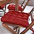 FUTTON HDR VELUDO CRISTAL 40X40 VERMELHO - Imagem 1