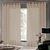 CORTINA BJA RUSTICA 300X170 CORDOBA AREIA - Imagem 1
