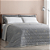 Jogo de Cama Buddemeyer King Percalle Cinza - Imagem 1