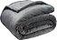 COBERTOR CAM VELOUR CASAL 300G 180X220 CINZA LIME - Imagem 1