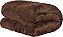 COBERTOR CAM VELOUR QUEEN 300G 220X240 MARROM - Imagem 1