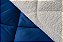 COBERTOR HDR ULTRASHERPA CASAL 220X240 AZUL COSMOS - Imagem 3