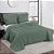 KIT COLCHA CAM BULLET SOLTEIRO 160X230 VERDE 2PÇS - Imagem 1
