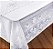 T MESA BJ FLOR RENDA 215X150 BUL BRANCO - Imagem 1