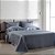 JG CAMA BUD VISION NEW COLORS S KING 4PÇ AZUL - Imagem 1