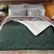 EDREDOM HDR PLUSH SHERPA LISO QUEEN 240X260 VERDE - Imagem 1