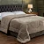 Edredom Nia Capetown King 240X260 Kaki - Imagem 5