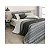 KIT COLCHA BUDD PERCALLE AUSTIN 160X240 CINZA - Imagem 4