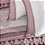 KIT COLCHA BUD B PERCALLE WINDSOR 250/240 QUEEN 3 PÇS VERMELHO - Imagem 2