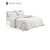 KIT COLCHA BUD LUXUS VILLE DE NICE KING 290/250 - Imagem 3