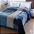 COBERTOR JOL RASCHEL PLUS EST BLUES 180X220 - Imagem 1