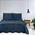 KIT COLCHA CAM VELVET NEO CASAL MARINHO - Imagem 1