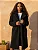 CASACO APP TEDDY SHERPA OVERCOAT LONGO PRETO M - Imagem 1