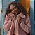 CASACO APP TEDDY SHERPA OVERCOAT LONGO BLUSH M - Imagem 1