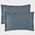 FRONHA ALT TOQUE ACETINADO 50X70 AZUL DIMENSAO - Imagem 3