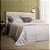 KIT COLCHA BUD DAMASK STRIPES 290X250 PRATA KING - Imagem 1