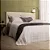 KIT COLCHA BUD DAMASK STRIPES 260X250 BEGE QUEEN - Imagem 1