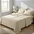 JG CAMA EST PREMIUM LINEA QUEEN LISO BEGE - Imagem 1