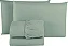 Jogo Cama Estamparia Premium Linea Queen Liso Menta 4 Peças - Imagem 1