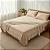 Jogo Cama Est Premium Linea King Liso Bege - Imagem 2