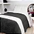 COBERDROM NIA FLANNEL 180X220 PRETO - Imagem 2