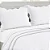 KIT COLCHA CAM CHRONOS 220X240 BRANCO - Imagem 1