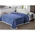 COLCHA JOL CHENILLE CANELADA 220X240 ISADORA AZUL CASAL - Imagem 1