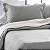 KIT COLCHA JOL ULTRASONIC DYURI 240X260 CINZA QUEEN 3PÇS - Imagem 2