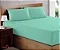 LENÇOL COT PRATA 150F QUEEN VERDE 7485 COM ELASTICO - Imagem 1