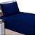 LENÇOL COT PRATA 150F SOLTEIRO AZUL MARINHO 6766 - Imagem 1