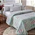 COLCHA JOL AVELUDADA ACONCHEGO 220X240 VERDE JADE CASAL - Imagem 1