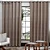 CORTINA BECADECOR CORDOBA 260X170 CAFE 01 - Imagem 1