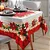 Toalha de mesa Dol Athenas 140X210 Natal 110 6 lugares - Imagem 3