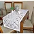 Caminho de Mesa Beija Flor Renda 1,40x50 Branco - Imagem 2