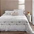 Kit Colcha Buddemeyer Luxus Aurora 2,80x2,60 Branco - Imagem 1