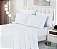 Jogo de Cama Niazitex Percal Soft 300 Glamour Queen Branco 4 Peças - Imagem 1
