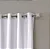 Cortina Bella Janela Pratika 540x280 Liso Cromo Branco - Imagem 2